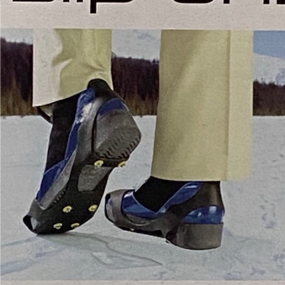 Ice Traction Slip Ons Over Shor Ice‎ Medium Men’s 5 1/2- 71/2 Women’s 7-8 - Picture 2 of 9